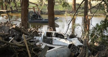 At least 173 people remain missing five days after a '30-foot tsunami wall of water' wiped out cabins along the Guadalupe River and destroyed everything in its path