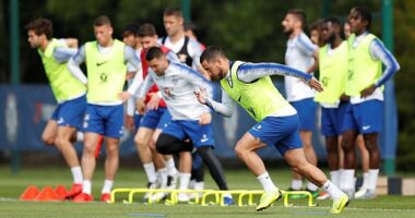 A former Chelsea manager was rushed to hospital after falling ill during a training session