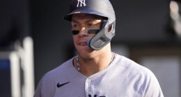 Yankees star Aaron Judge was brutally hit in the head with a ball by one of his teammates
