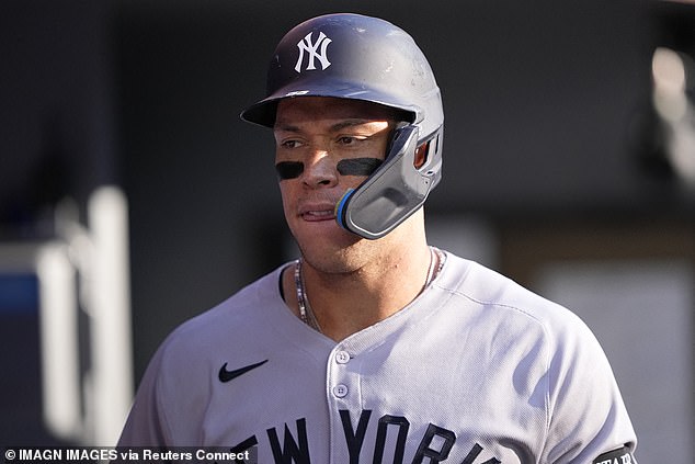 Yankees star Aaron Judge was brutally hit in the head with a ball by one of his teammates