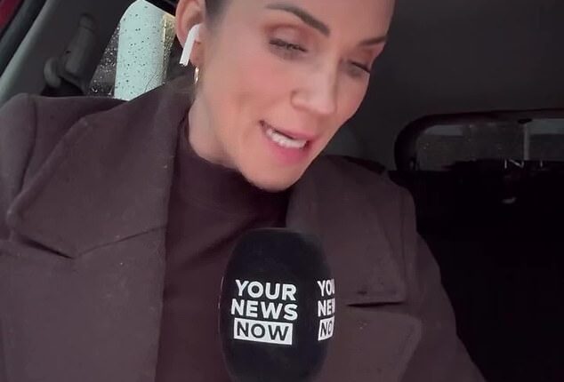 Georgia Love (pictured) has been avidly covering the Erin Patterson trial over the past week - all from her car