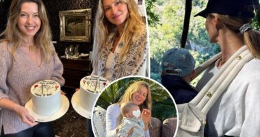 Gisele Bündchen marks 45th birthday with rare glimpse of baby boy, twin sister