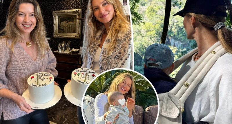 Gisele Bündchen marks 45th birthday with rare glimpse of baby boy, twin sister