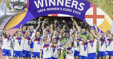 England won the women's Euros for a second concstuive time after beating Spain in the final