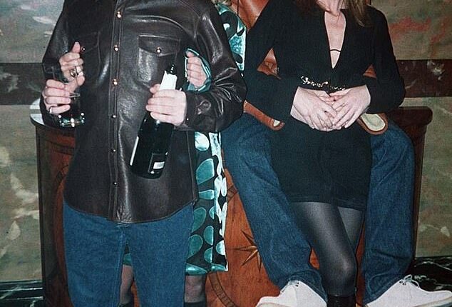 The columnist, 59, famously wed the rocker, 58, in June 1997 in Las Vegas , but they were together for just four years before they went their separate ways and divorced. Pictured, Liam, right, with Patsy and Noel, left, with Meg