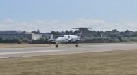 The haunting final moments of the doomed Southend Airport plane show it speeding up the runway before tragically exploding into a fireball just minutes later
