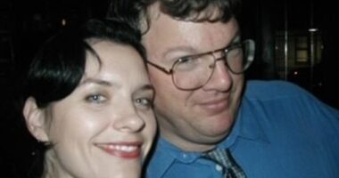 Katherine Shepherd was 27 when she first met the then 41-year-old Rex Heuermann when they shared an office space in midtown Manhattan in the early 2000s. Pictured together on a night out