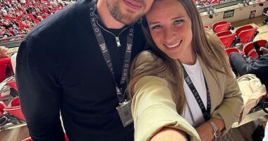 Professional footballer Joe Bunney has flown to the Euros to watch his partner, Lioness star Ella Toone, in action