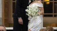 Charli XCX tied the knot with The 1975's George Daniel in a vintage mod inspired look while keeping to her brat style