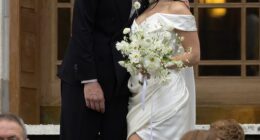 Charli XCX tied the knot with The 1975's George Daniel in a vintage mod inspired look while keeping to her brat style