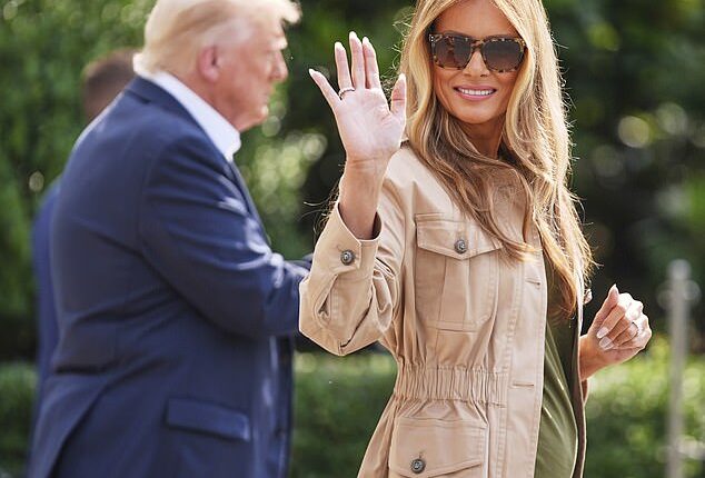 Donald Trump and Melania Trump look more in love than ever with their 'flirty' public displays making them look like 'newlyweds,' according to a body language expert