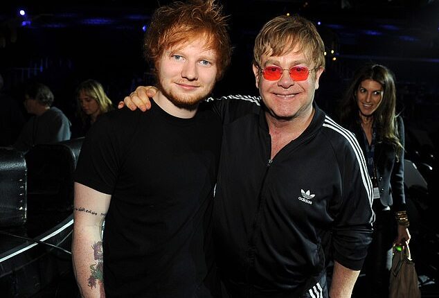 During his 60 years in showbusiness, Elton John has amassed a vast array of famous pals, and regularly shares his attempts to help some with their woes (pictured with Ed Sheeran)