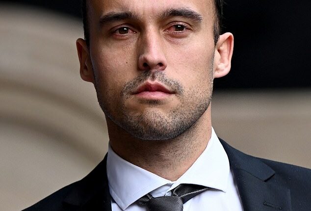 A former A-League player admitted to deliberately earning a yellow card 'to earn a little bit of coin' during a covertly recorded conversation in a police cell, a court has heard (pictured, ex- Macarthur Bulls star Clayton Lewis)