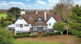 The family home: The six bedroom property in Taplow in Buckinghamshire is on the market for £3.75 million - some 50 years after the Wogans moved in