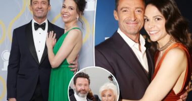 Hugh Jackman and Sutton Foster enjoy romantic getaway in Massachusetts mountains