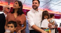 Hundreds turned out to protest JD Vance’s family vacation to Disneyland. The next day the park shut down rides for his visit