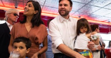 Hundreds turned out to protest JD Vance’s family vacation to Disneyland. The next day the park shut down rides for his visit