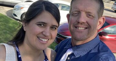 Clinton, 43, and Cristen Brink, 41, were found dead at around 2.40pm on Saturday on a 'remote and rural' trail at Devil's Den State Park