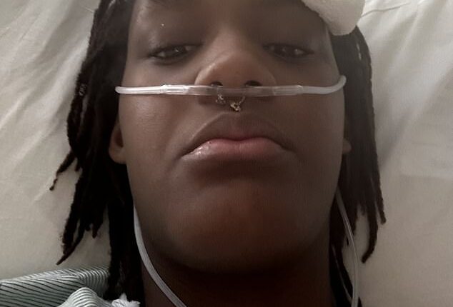 JaMarriae Lawrence, who goes by Mars, was working overnight at a Walmart distribution center in Virginia last year when she was hit with a 'sudden, excruciating' pain in her stomach