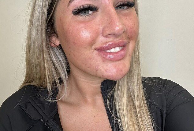 British content creator Georgie McKenzie was praised online for removing her fake eyelashes, hair extensions and ditching her blonde locks for a more natural look