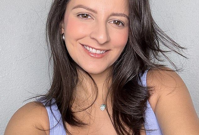 A woman has claimed she lost 20 pounds in one month by eating animal products - a diet she claimed is like 'natural' Botox because it also visibly improved her complexion
