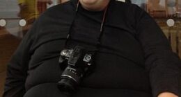 Before: David Smith's weight ballooned to 159kg after he was overeating to cope with being bullied and tried everything to drop some pounds over a matter of years
