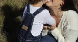 Ruby Nichols (pictured with her son Kobi) suffered a traumatic birth where she was told by a nurse that she and her baby would not survive