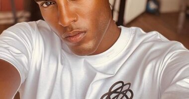 Tinder's 'most swiped man', Stefan-Pierre Tomlin (pictured), 34, from London, has found love after spending nine years on the app - and he met his Mrs Right offline