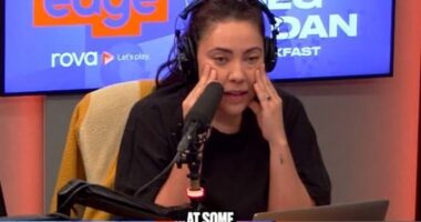 Radio hosts Ash London, Clinton Randell and Dan Webby were lost for words as the unfaithful dad explained how he had been living with guilt all these years