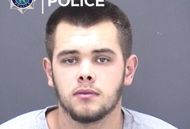 Vinny Morgan, 21, mowed down victim Sean Wootten who was 'entirely innocent' of any wrongdoing, a court heard - he has been jailed for more than 13 years