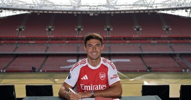 Arsenal signed Real Sociedad and Spain star Martin Zubimendi for £51m this summer