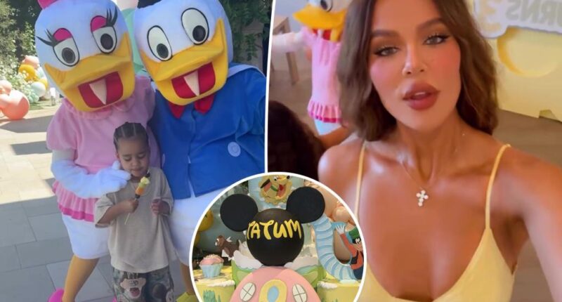 Inside Khloé Kardashian's Disney-themed bash for son Tatum's 3rd birthday