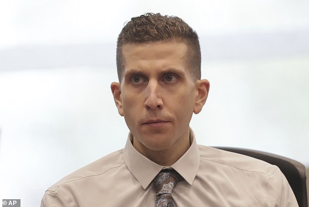 Bryan Kohberger, now 30, in Ada County Courthouse in Boise on July 2 where he changed his plea to guilty on four counts of first-degree murder and one of felony burglary
