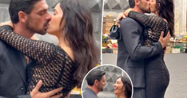 Irina Shayk and Michele Morrone passionately make out in public
