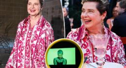 Isabella Rossellini shows how animals mate at Hamptons event