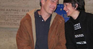 Epstein (left) killed himself in prison while awaiting trial accused of child sex trafficking. His longtime associate Ghislaine Maxwell (right) is serving life in prison for her involvement