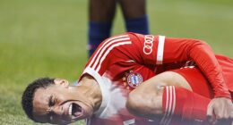 Jamal Musiala suffered a serious ankle injury in Bayern Munich's loss to Paris Saint-Germain