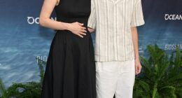 January Jones, 47, stepped out on the red carpet in Southern California on Saturday in a rare public appearance with her 13-year-old son, Xander Dane Jones