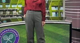 Jelena Dokic (pictured) showed off her slimmed-down figure as she kicked off Channel Nine's Wimbledon coverage on Tuesday