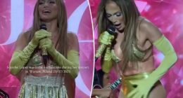 Jennifer Lopez suffers embarrassing mid-performance wardrobe malfunction