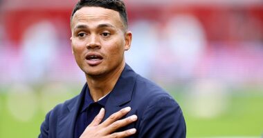 Jermaine Jenas was sacked from the BBC last year over inappropriate texts sent to colleagues