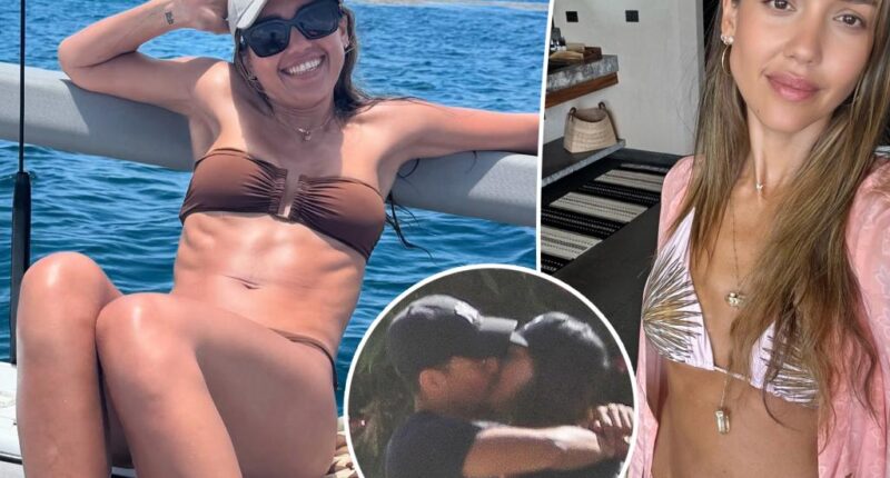 Jessica Alba flaunts abs on Mexico getaway -- and Danny Ramirez approves
