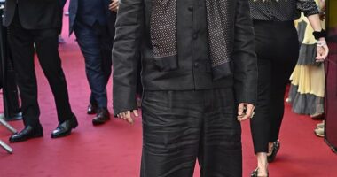 Johnny Depp looked typically stylish as he stepped out for the premiere of his new movie Modi: Three Days on the Wing of Madness on Tuesday