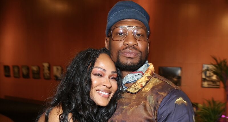 Oop! Footage Of Jonathan Majors Checking Man Who Asked For Meagan Good's Phone Number Is Going Viral (WATCH)