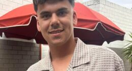 When 22-year-old Josh Pardo (pictured) noticed a strange lump bulging from his upper thigh in late May, he feared the worst but held onto hope
