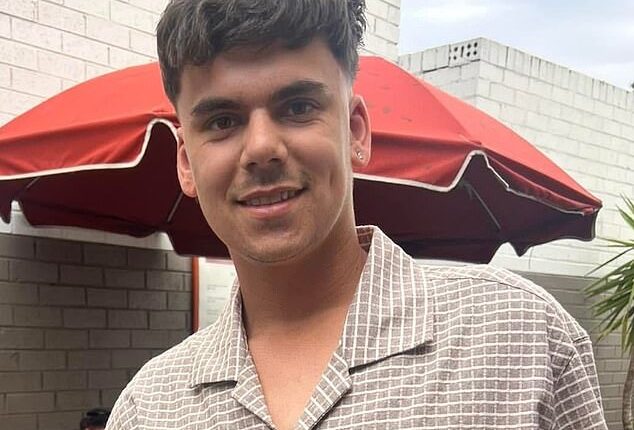 When 22-year-old Josh Pardo (pictured) noticed a strange lump bulging from his upper thigh in late May, he feared the worst but held onto hope
