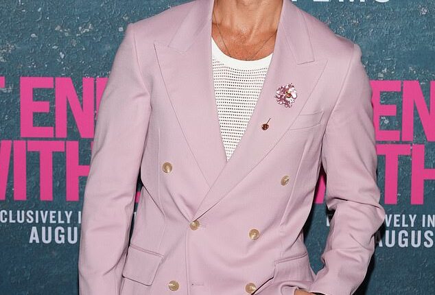 Justin Baldoni took to Instagram on Sunday to mark his 12th wedding anniversary; pictured in August 2024 in NYC