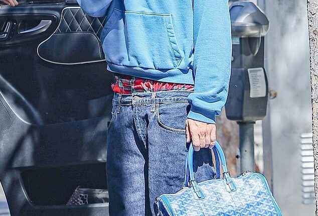 Justin Bieber, 31, was seen on a solo outing to a Russian-inspired spa in L.A. while his wife Hailey enjoyed a separate excursion of her own on Thursday