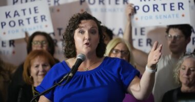 Kamala Harris So Weak That Even Katie Porter Thinks She Can Beat Her