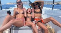 Kate Hudson showed off her incredible figure in a series of stylish bikinis as she shared snaps from her recent lavish 'girl's trip' to Europe on Monday